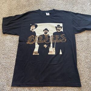 Vintage 1997 Bee Gees One Night Only Las Vegas Concert Promo T-Shirt L VTG